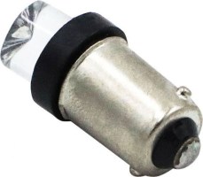 Light Bulb - LED, 12V, 3W, Single Contact, Black - BLB5110BK - PBC3073F1