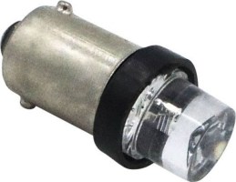 Light Bulb - LED, 12V, 3W, Single Contact, Black - BLB5110BK - PBC3073F1