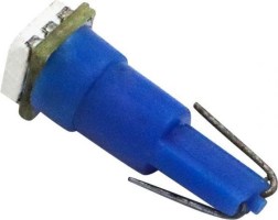 Light Bulb - LED, 12V, 3W, T5, Blue - BLB5100BU - PBC3080F1