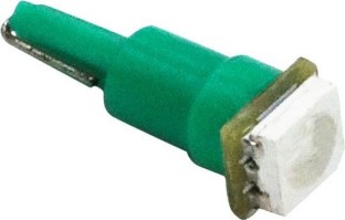 Light Bulb - LED, 12V, 3W, T5, Green - BLB5100GN - PBC3078F1