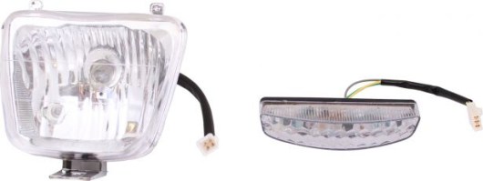 Light Set - 50cc to 150cc, ATV, Front Filament & Rear LED (2pcs) - 70A7300 - PBC654F1