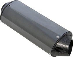 Muffler - 50cc to 250cc, Chrome - MFL5010CR - PBC2451F1