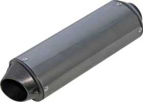 Muffler - 50cc to 250cc, Chrome - MFL5010CR - PBC2451F1