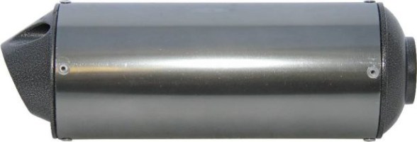 Muffler - 50cc to 250cc, Chrome - MFL5010CR - PBC2451F1