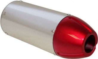Muffler_ _50cc_to_250cc_Performance_CNC_Red_Tip_1