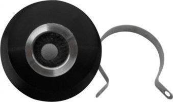 Muffler - Aluminum, With Mounting Bracket, Black - PBCMFL51F1