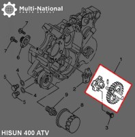 Oil Pump - Hisun, 400cc, ATV/UTV - 30A4541 - PBC2524F1