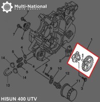 Oil Pump - Hisun, 400cc, ATV/UTV - 30A4541 - PBC2524F1