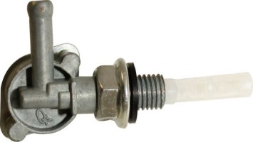 Petcock - Fuel Valve, Gas Valve, Short Stem, M10 Thread - 40A4007 - PBC2526F1