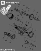 Piston Rings - 86mm, Hisun, 400-500cc, ATV/UTV (5pcs) - 30A8541 - PBC1691F1