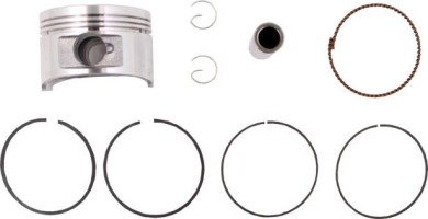 Piston and Ring Set - 150cc, 57.4mm, 15mm, GY6 (9pcs) - 30A8621 - PBC1519F1