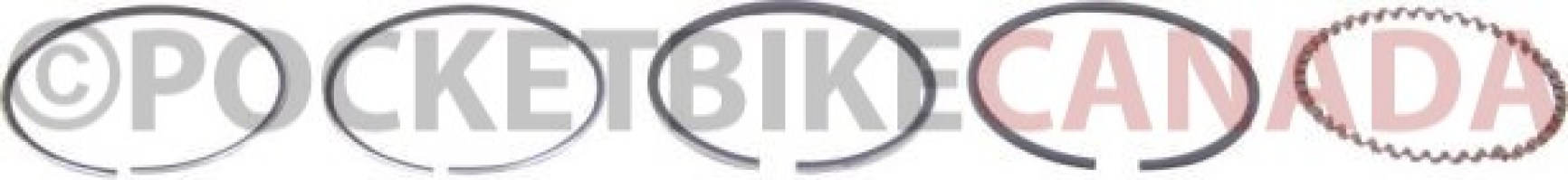 Piston and Ring Set - 50cc, 39mm, 13mm (9pcs) - 30A8111 - PBC1596F1