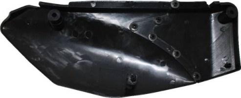 Plastic Set - 110cc, Dirt Bike, Black, Yamaha, TTR110 profile (7pcs) Body Kit / Plastic Set - PBC10679FF1