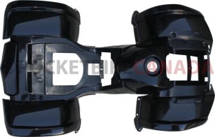 Plastic Set - 50cc to 125cc ATV, Black, Utility Style - 70A7120BK - PBC454F1