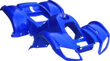 Plastic Set - 50cc to 125cc ATV, Blue, Utility Style - 70A7120BU - PBC467F1