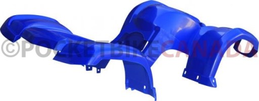 Plastic Set - 50cc to 125cc ATV, Blue, Utility Style - 70A7120BU - PBC467F1