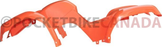 Plastic Set - 50cc to 125cc ATV, Orange, Utility Style - 70A7120OGF1