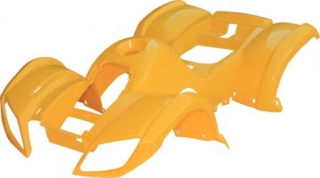 Plastic Set - 50cc to 125cc, ATV, Yellow, Utility Style - 70A7120YW - PBC658F1