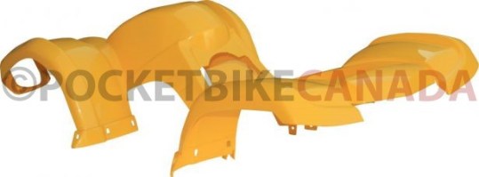 Plastic Set - 50cc to 125cc, ATV, Yellow, Utility Style - 70A7120YW - PBC658F1
