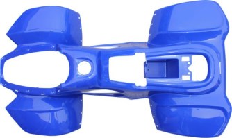 Plastic Set - 50cc to 125cc ATV, Blue, Racing Style - 70A7130BU - PBC562F1