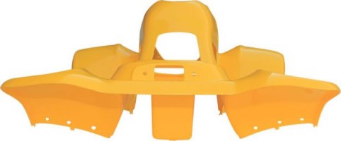 Plastic Set - 50cc to 125cc, ATV, Yellow, Racing Style - 70A7130YW - PBC577F1