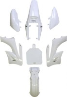 Plastic Set - 50cc to 150cc, Dirt Bike, White (7pcs) - 70D7110WT - PBC653F1