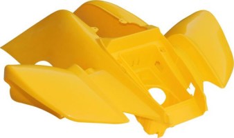 Plastic Set - 50cc to 250cc ATV, Yellow, Racing Style - 70A7140YW - PBC629F1