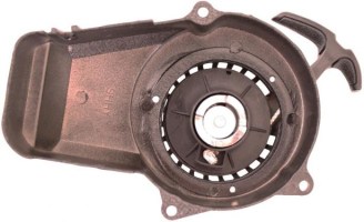 Pull Start - 3 Bolt, Metal, Aluminum, Yimatzu Brand, Black, Powder Coat - 30P3700BK - PBC1817F1