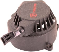 Pull Start - 3 Bolt, Metal, Aluminum, Yimatzu Brand, Black, Powder Coat - 30P3700BK - PBC1817F1