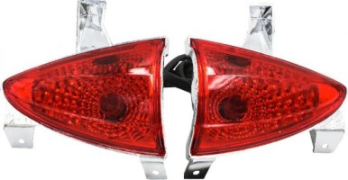 Rear Light - 50cc to 125cc ATV, Utility Style, Set (2pcs) - 70A7108 - PBC3137F1