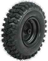Rim and Tire Set - 13 x 4.1 - 6, Directional, Locking Pin Style, Snowblower, Garden Machine, Universal Wheel Assembly, Left Side - 40L1348-L - PBC3907EF1