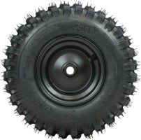 Rim and Tire Set - 13 x 4.1 - 6, Directional, Locking Pin Style, Snowblower, Garden Machine, Universal Wheel Assembly, Left Side - 40L1348-L - PBC3907EF1