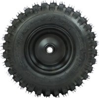 Rim and Tire Set - 13 x 4.1 - 6, Directional, Locking Pin Style, Snowblower, Garden Machine, Universal Wheel Assembly, Left Side - 40L1348-L - PBC3907EF1