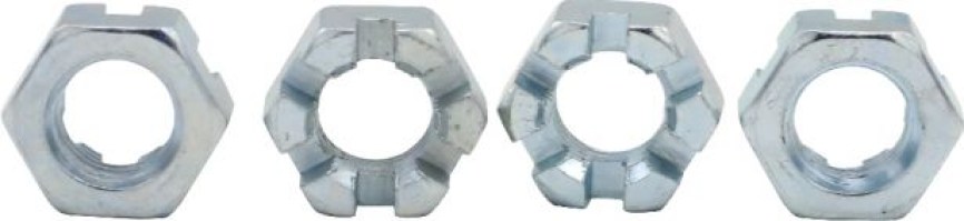 Slotted Nut - Castle Nut - ( Wheel Nut, Lug Nut ) 12-1.25 (4pcs) - HWN4212 - PBC2892F1