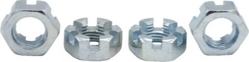 Slotted Nut - Castle Nut - ( Wheel Nut, Lug Nut ) 12-1.25 (4pcs) - HWN4212 - PBC2892F1