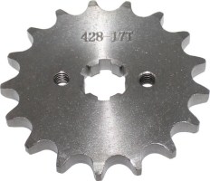 Sprocket - Front, 17 Tooth, 428 Chain, 17mm Hole - 20A1630F1