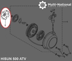 Starter Pawl - Starter Claw, Pullstart, Hisun, 400-700cc - 30A1840 - PBC1816F1