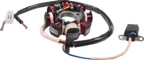 Stator - Magneto Coil, 50cc, GY6, 5 Wire - 30A9051 - PBC2312F1
