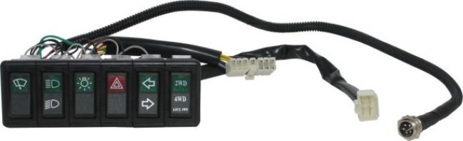 Switch Panel - Combined Switch Assembly, XY500UE, XY600UE - 10A7200 - PBC2067F1