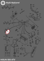 Tension Spring - ATV/UTV, Hisun, 400-800cc - 10A8841 - PBC3370EF1