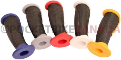 Throttle Grips - Tapered, Gray - 70D1845GY - PBC2705F1