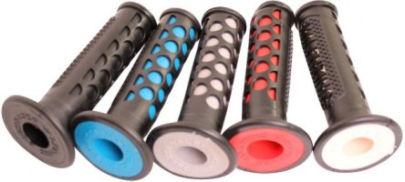 Throttle Grips - Valentino, Black - 70D1840BK - PBC2776F1