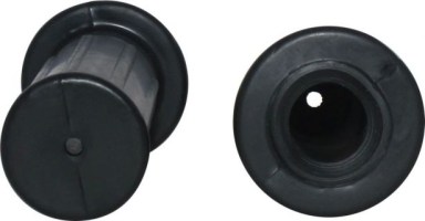 Throttle Grips - Yamaha PW50, Throttle Grip and Tube, Black - 70D1890BK - PBC2725F1