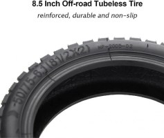 Tire - 8.5x2, 50/75-6.1 tire with Valve, Offroad / Winter / Snow, High Grip Tread - PBC40K0852F1