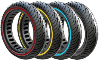 Tire - 8.5x2, Line Honeycomb, Solid - PBC40K0F1