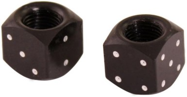 Valve Stem Caps - Black Dice - 40A9020BK - PBC3478F1