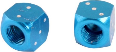 Valve Stem Caps - Blue Dice - 40A9020BU - PBC3444F1