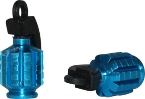 Valve Stem Caps - Blue Grenade - 40A9000BU - PBC3420F1