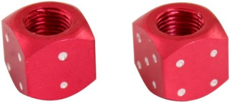 Valve Stem Caps - Red Dice - 40A9020RD - PBC3455F1