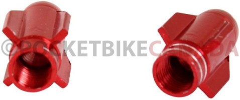 Valve Stem Caps - Red Rockets - 40A9010RD - PBC3388F1